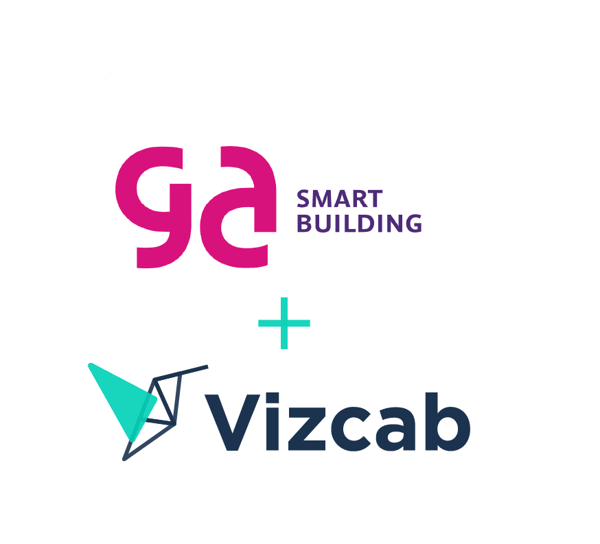 Vizcab : logo GA Smart Building x Vizcab