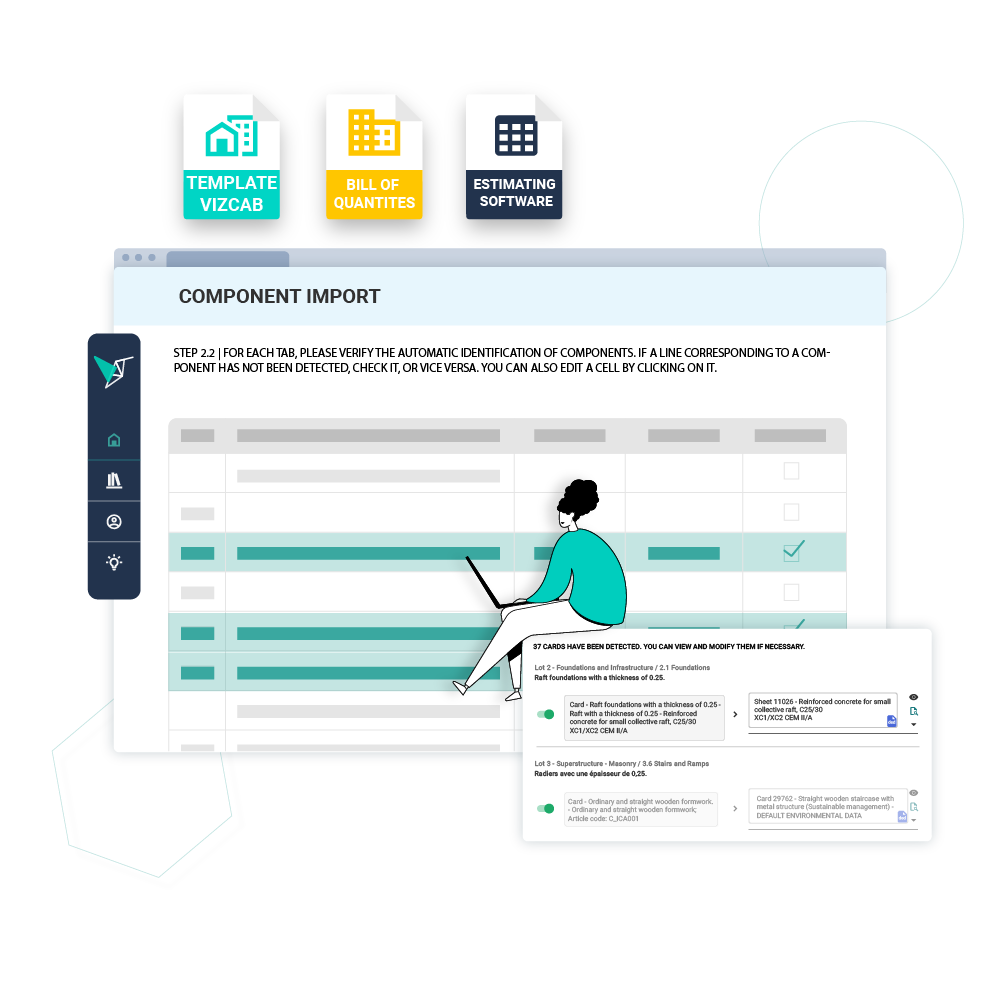 Vizcab: Eval component import dashboard